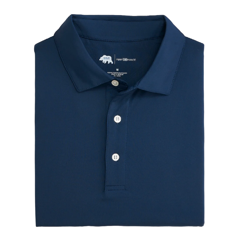 Solid Performance Polo - Navy