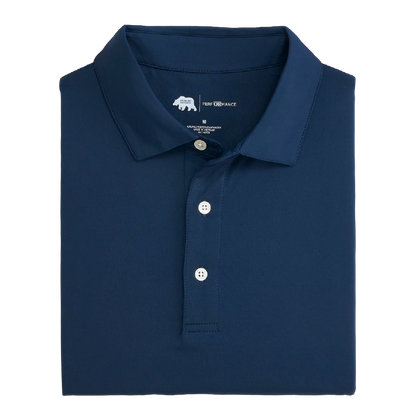 Solid Performance Polo - Navy