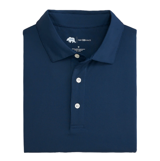 Solid Performance Polo - Navy