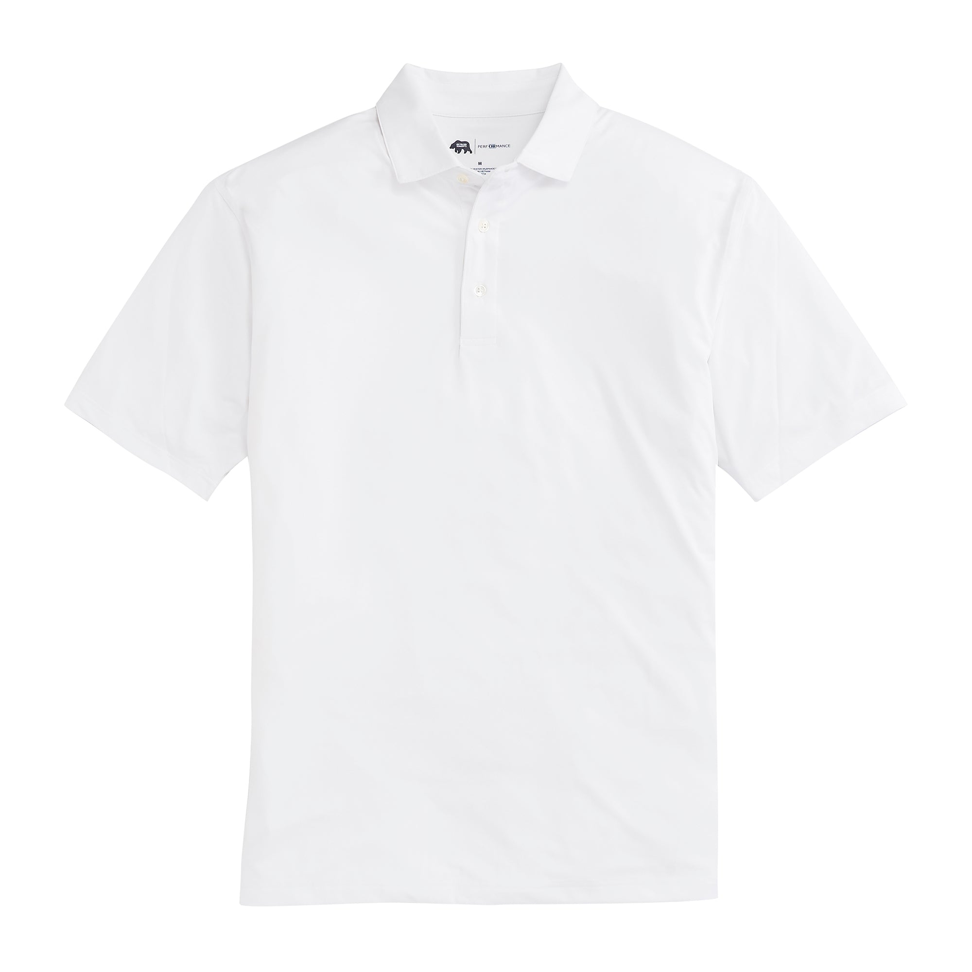 White store polo t