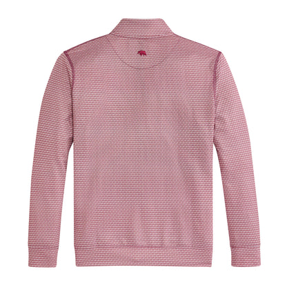 South Carolina Printed Performance Pullover - White