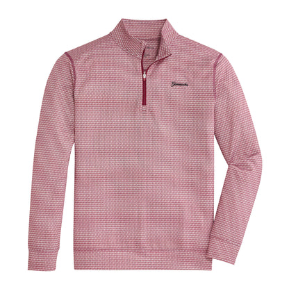 South Carolina Printed Performance Pullover - White