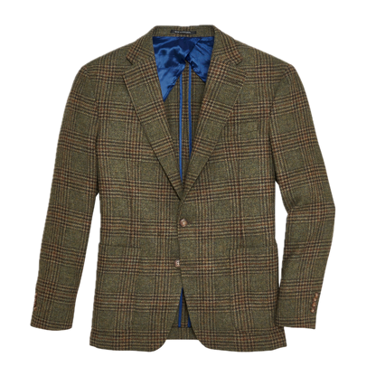 Di Pray Tweed Thyme Plaid Sport Coat