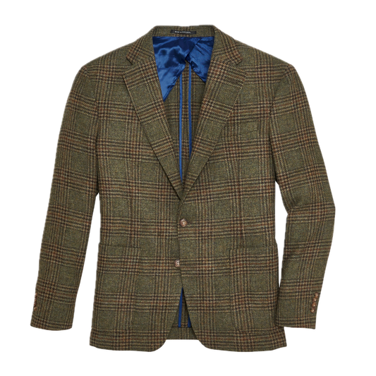 Di Pray Tweed Thyme Plaid Sport Coat