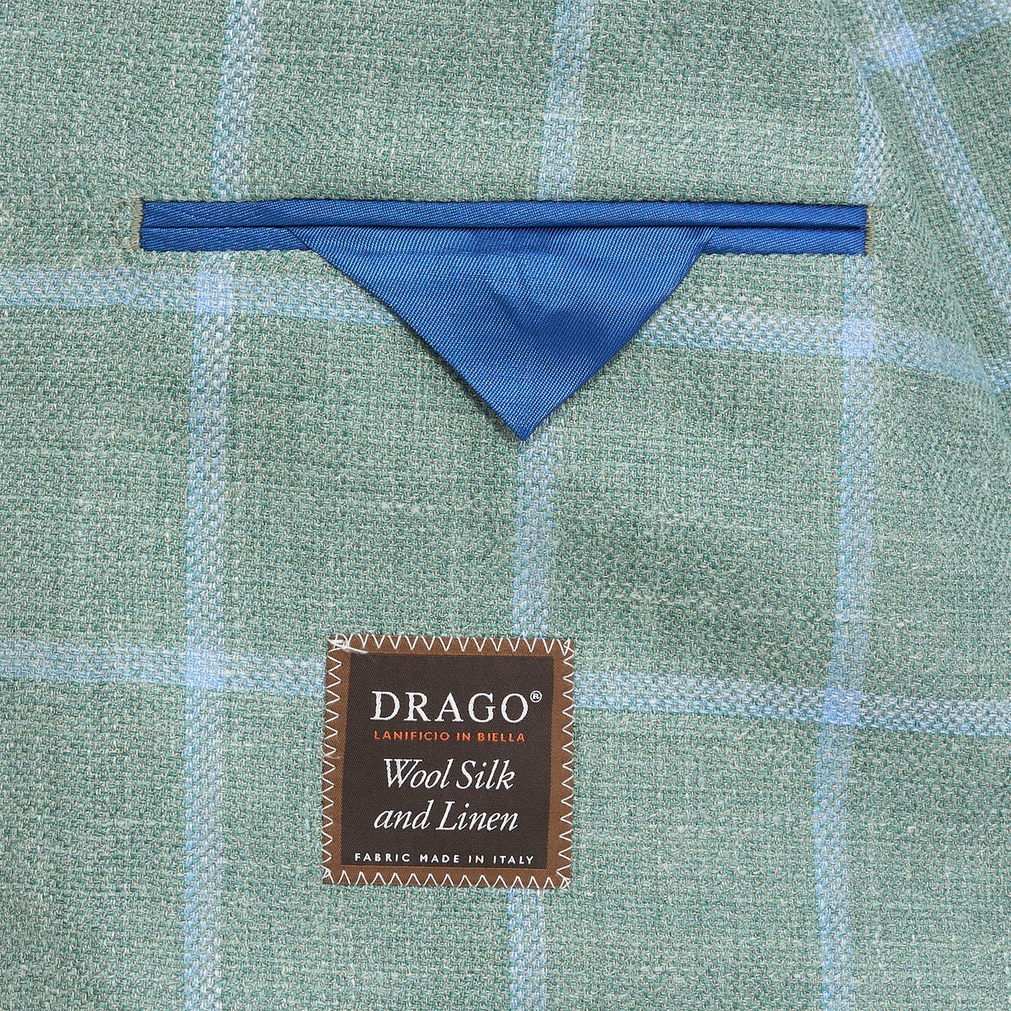 Drago Surf Windowpane Sport Coat - Surf