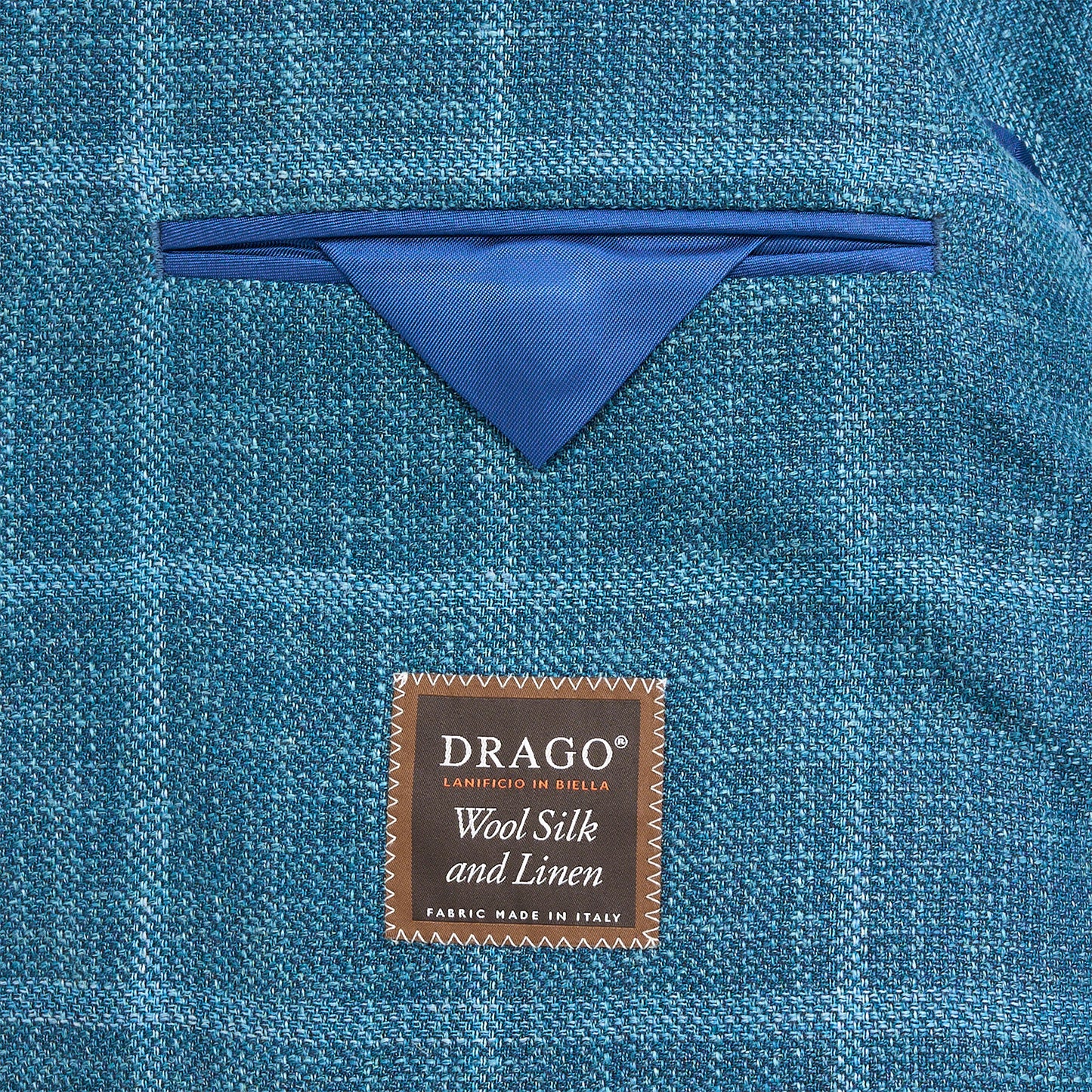 Drago Aquatic Windowpane Sport Coat - Aquatic