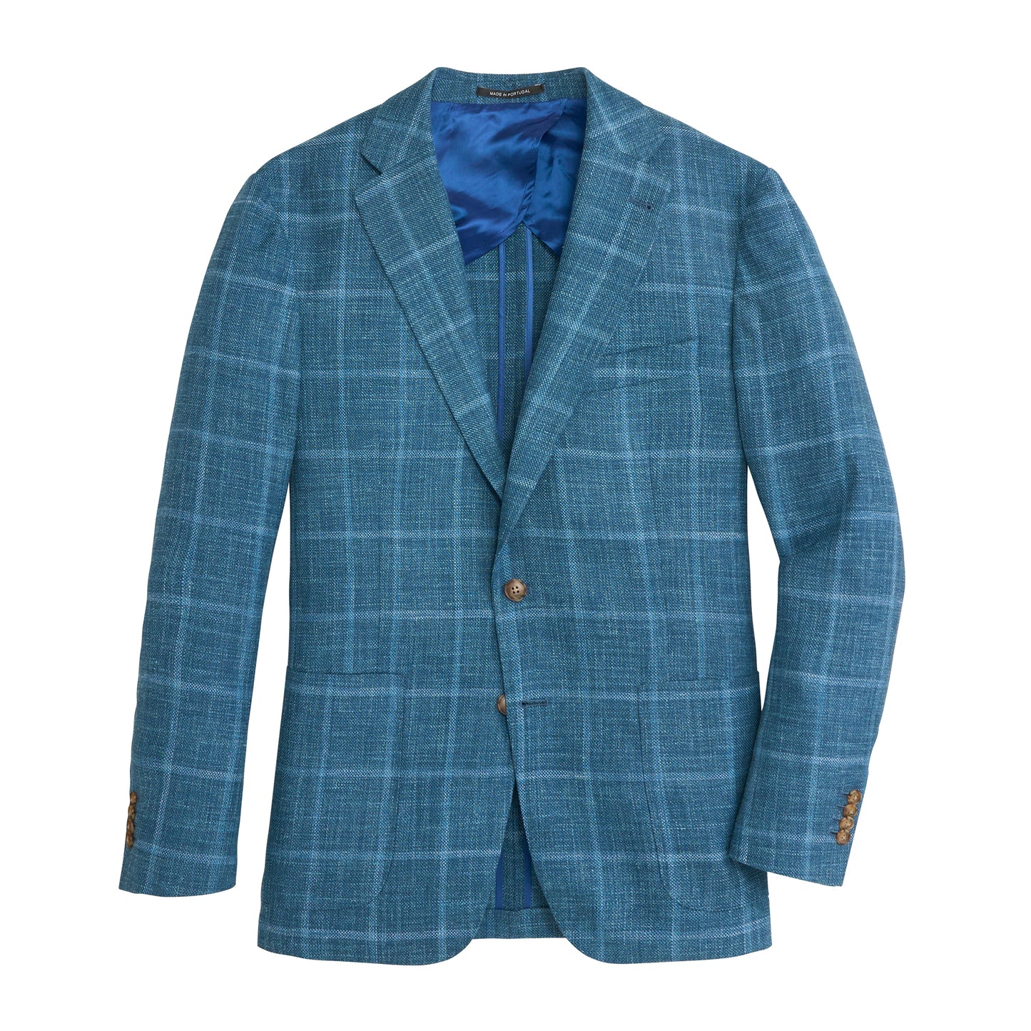 Drago Aquatic Windowpane Sport Coat - Aquatic