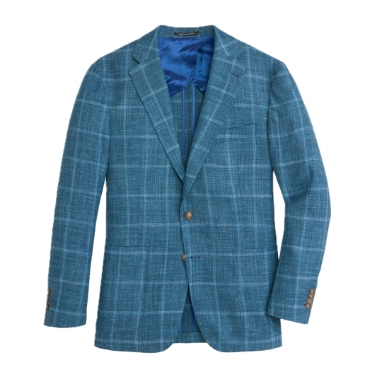 Drago Aquatic Windowpane Sport Coat