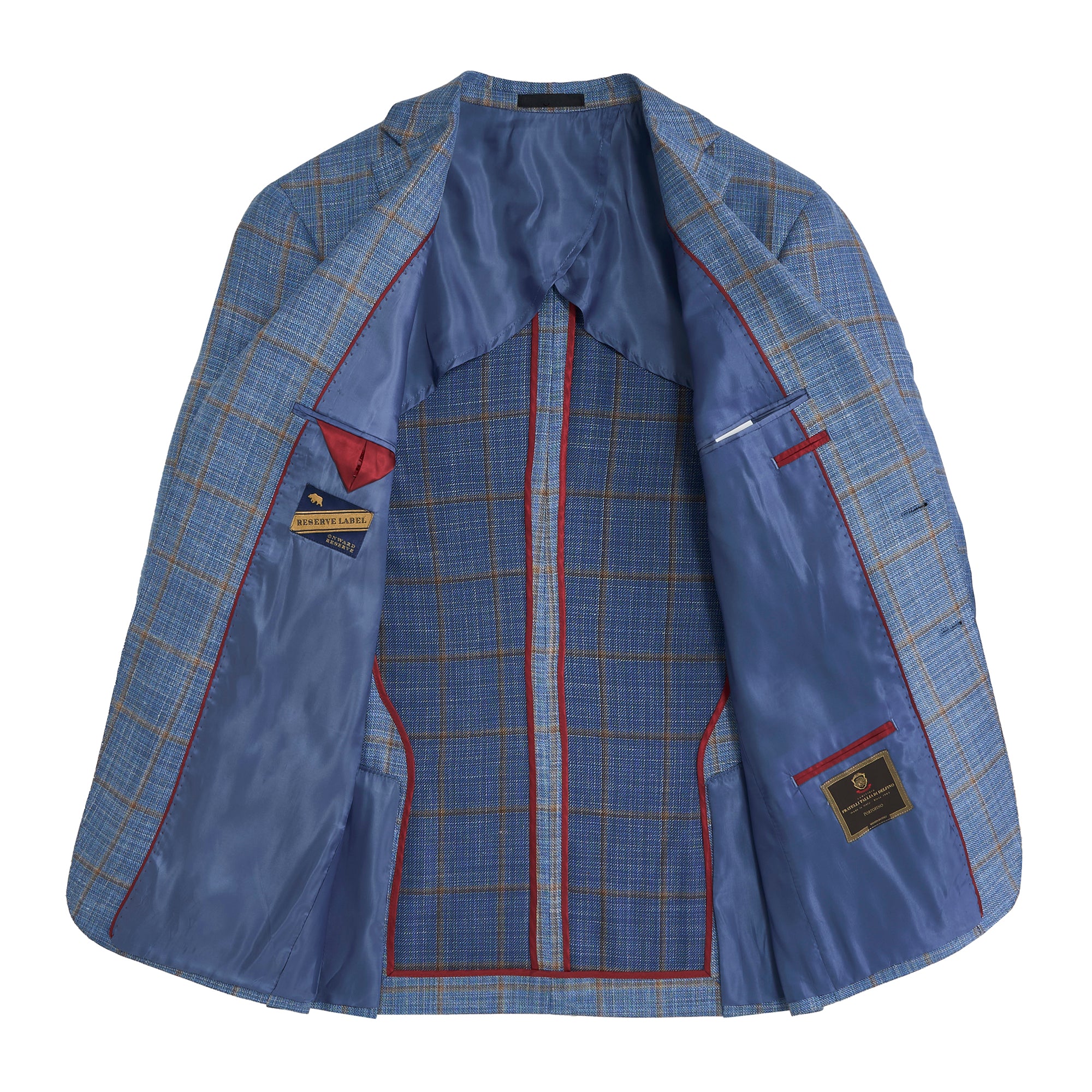 Fratelli Azurine Windowpane Sport Coat – Onward Reserve