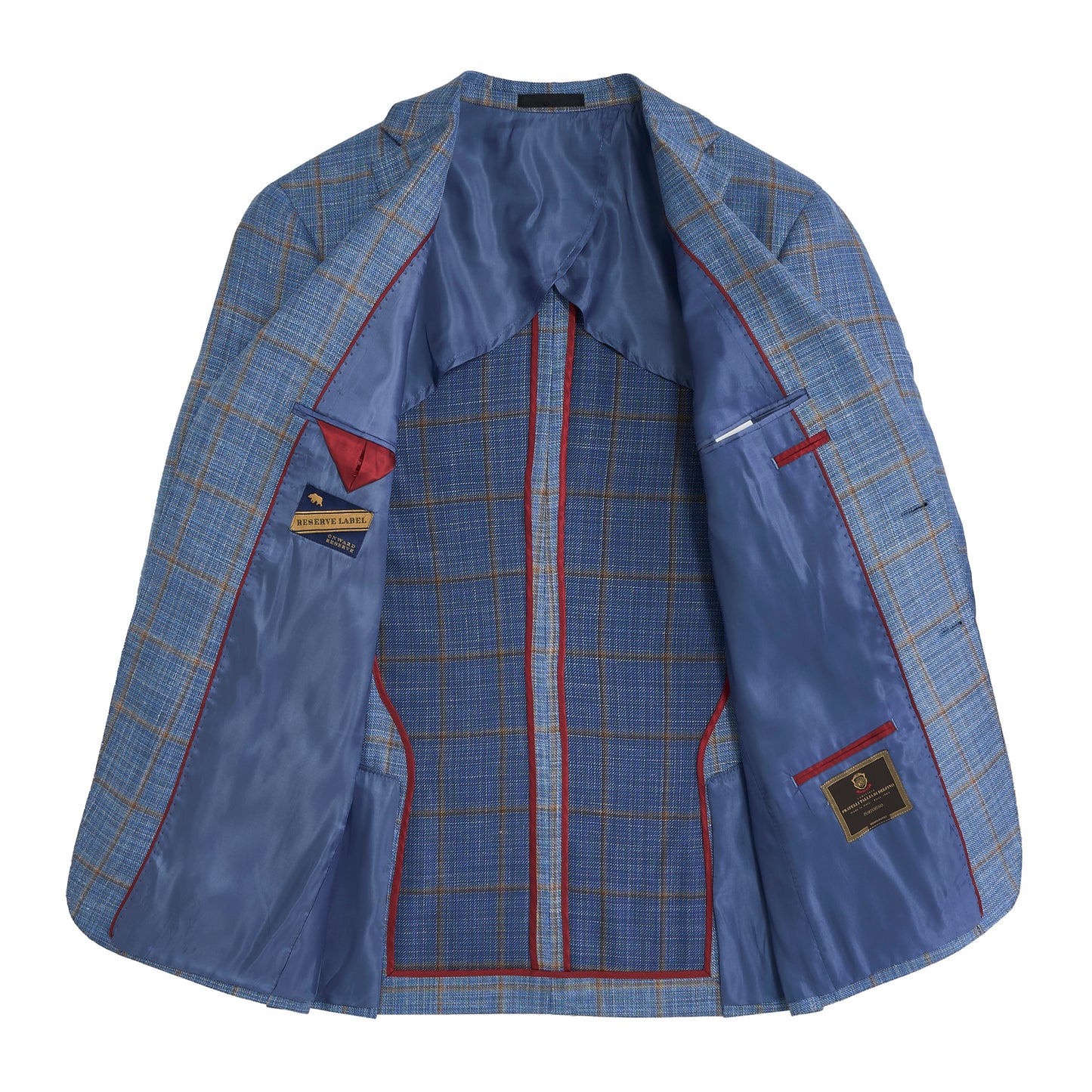 Fratelli Azurine Windowpane Sport Coat