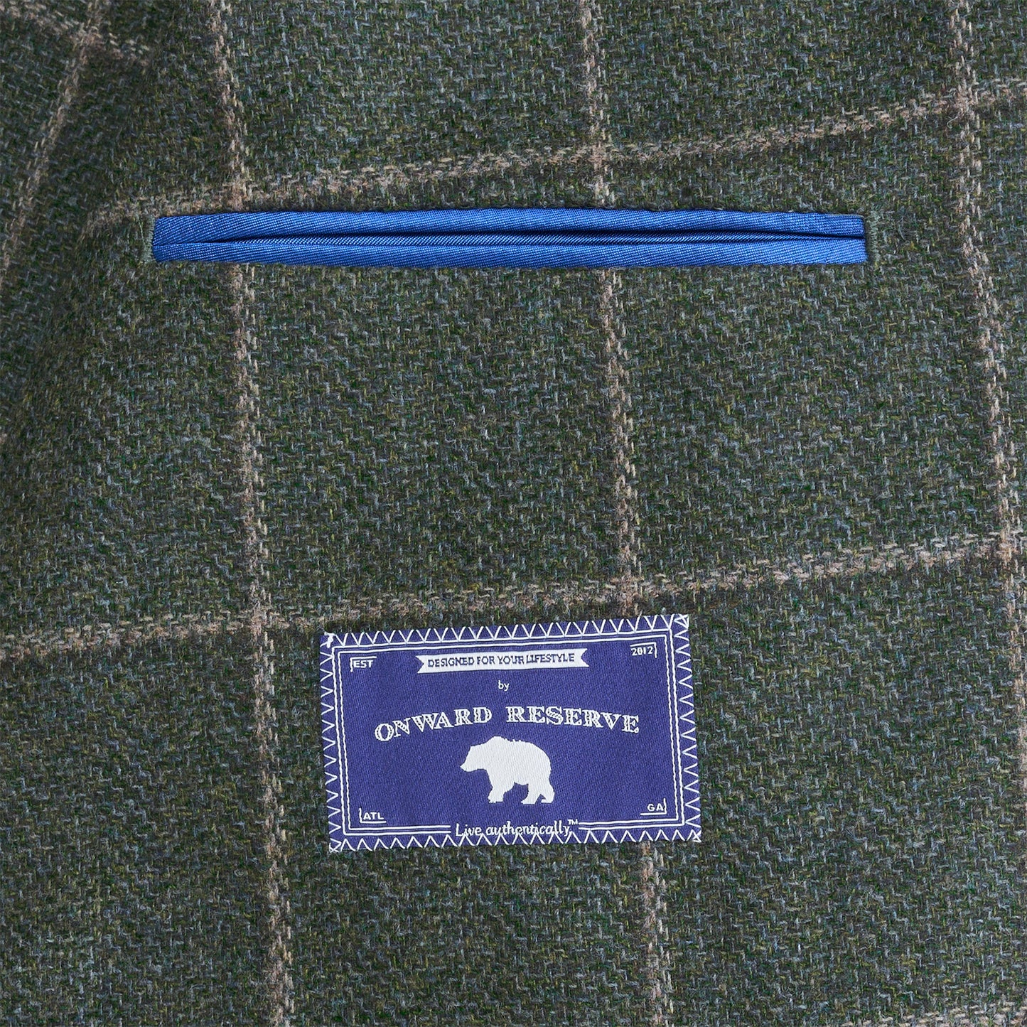 Fratelli Ivy Windowpane Sport Coat - Ivy