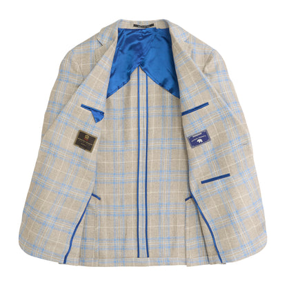 Fratelli Pelican Plaid Sport Coat - Pelican