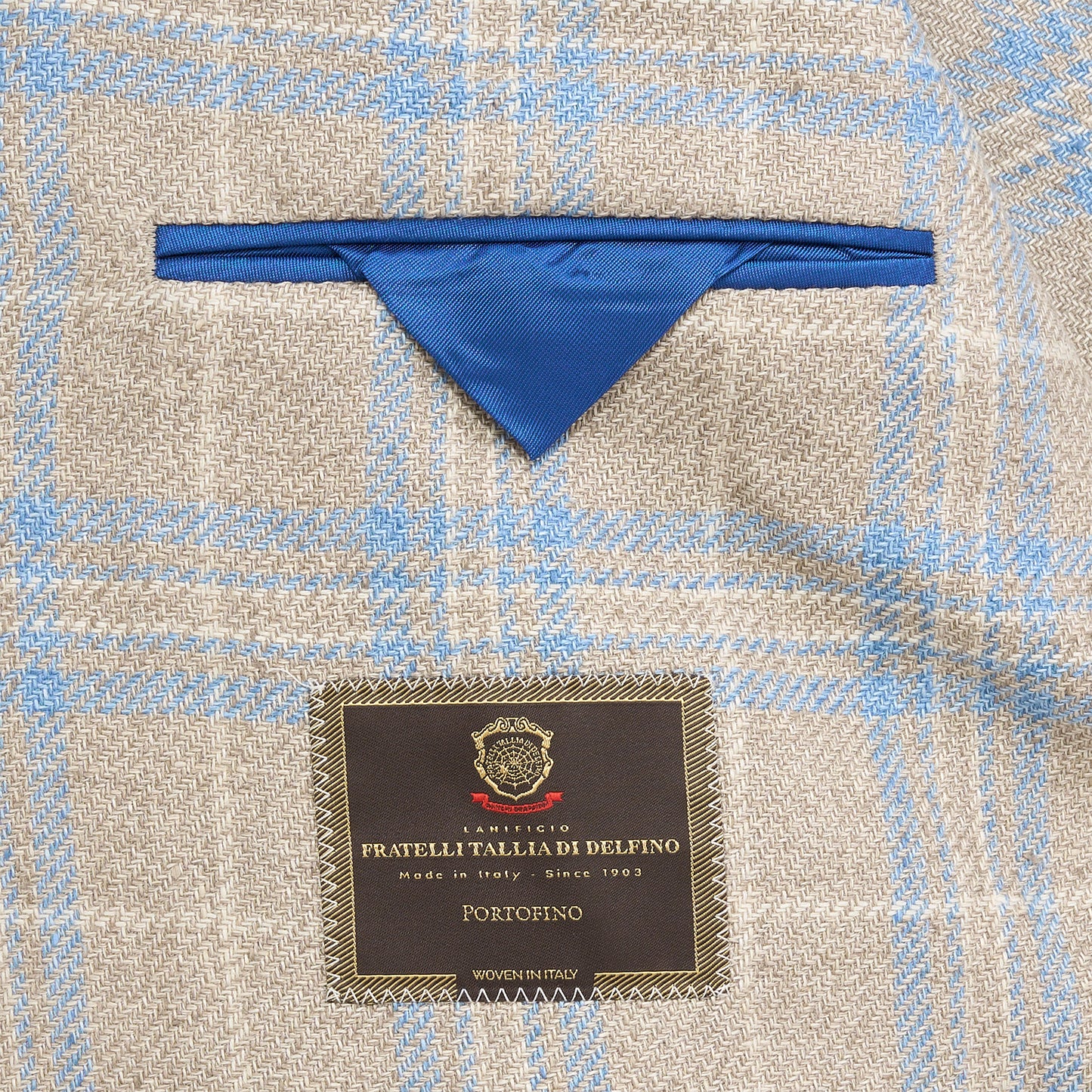 Fratelli Pelican Plaid Sport Coat - Pelican
