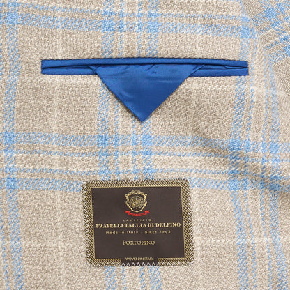 Fratelli Pelican Plaid Sport Coat - Pelican