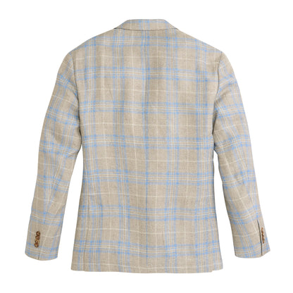 Fratelli Pelican Plaid Sport Coat - Pelican