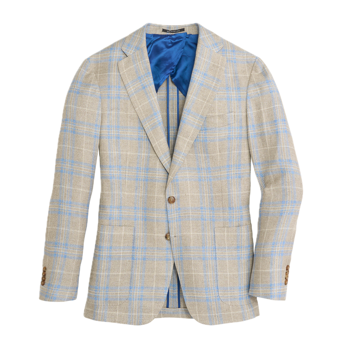 Fratelli Pelican Plaid Sport Coat - Pelican