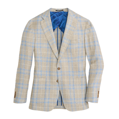 Fratelli Pelican Plaid Sport Coat - Pelican