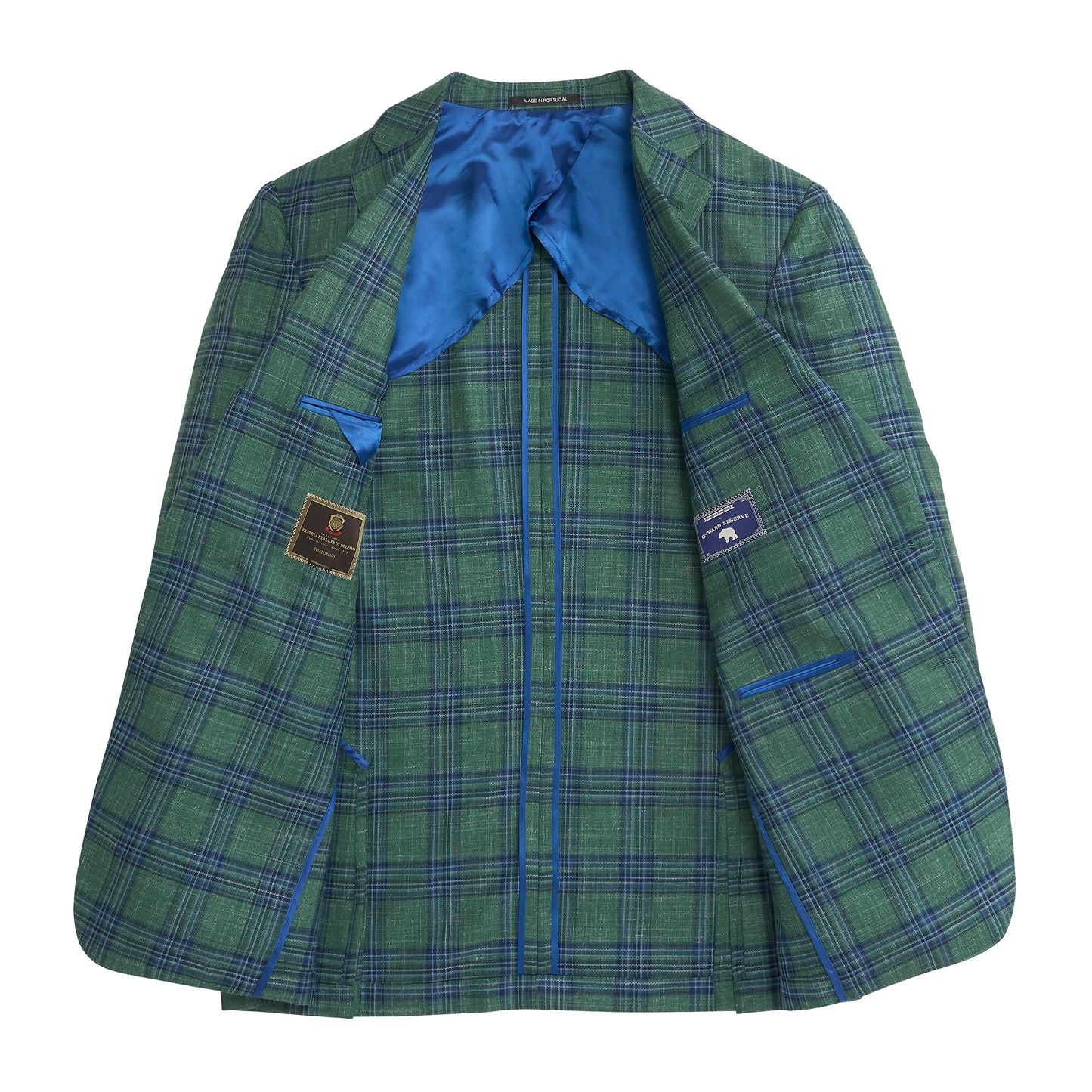 Fratelli Turf Plaid Sport Coat - Turf Green