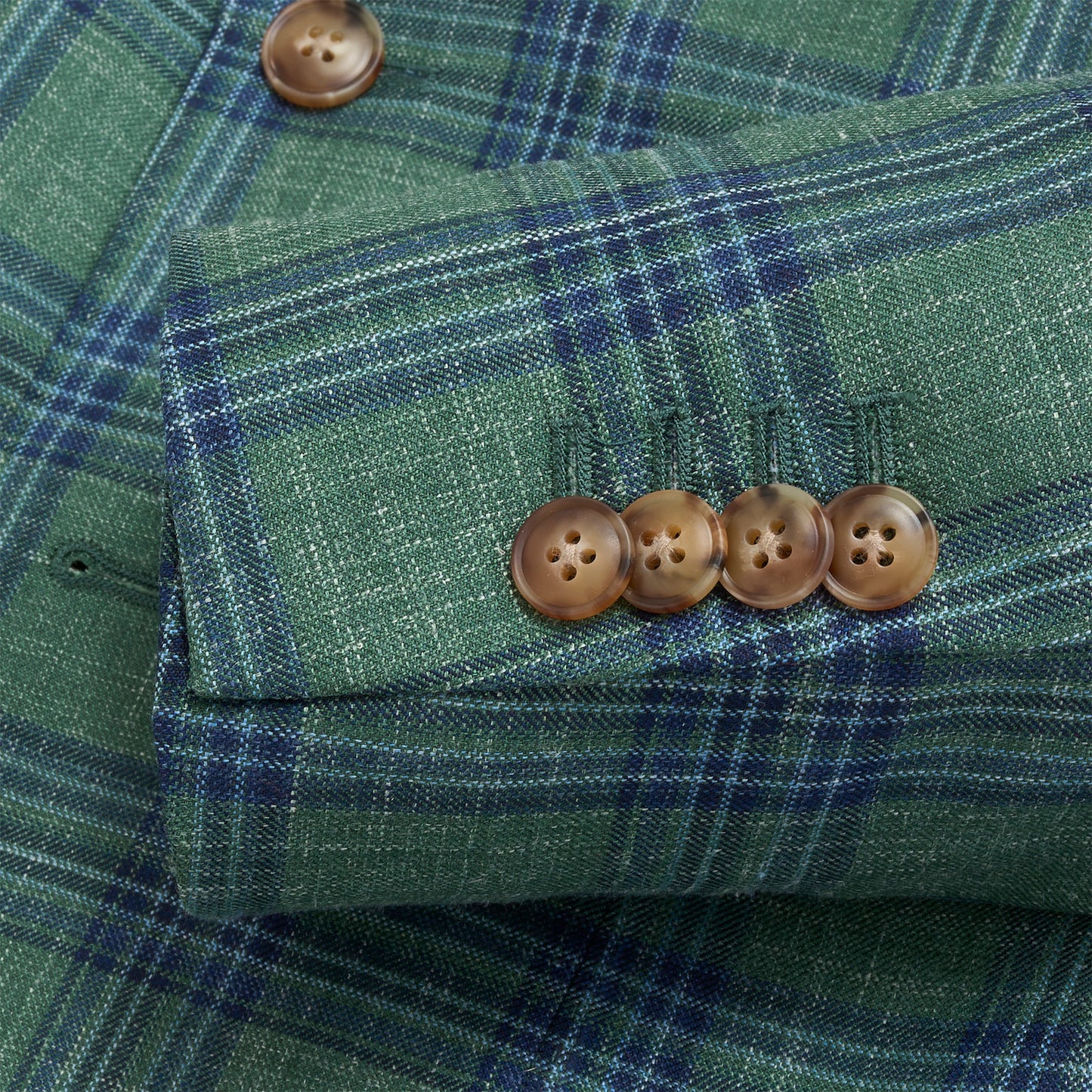Fratelli Turf Plaid Sport Coat - Turf Green