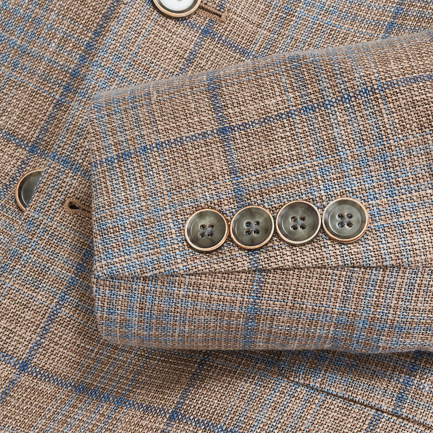 Loro Piana Cork Plaid Sport Coat - Cork