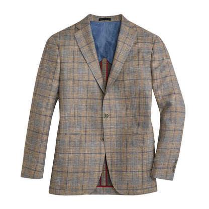 Loro Piana Cork Plaid Sport Coat - Cork