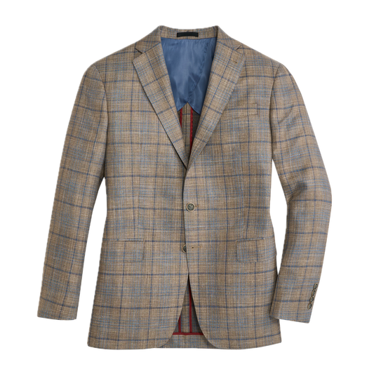 Cork Plaid Sport Coat - Cork