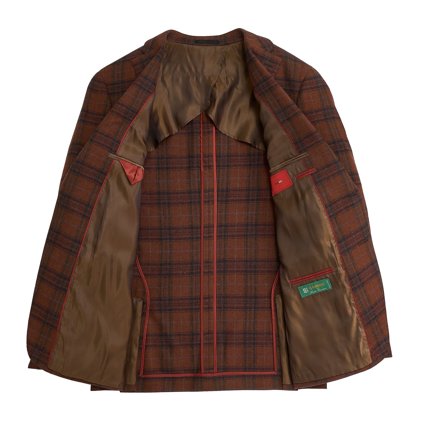 Botto Giuseppe Buckthorn Plaid Sport Coat