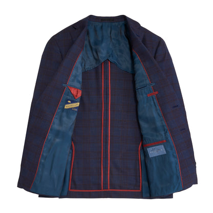Guabello Heron Plaid Sport Coat - Heron