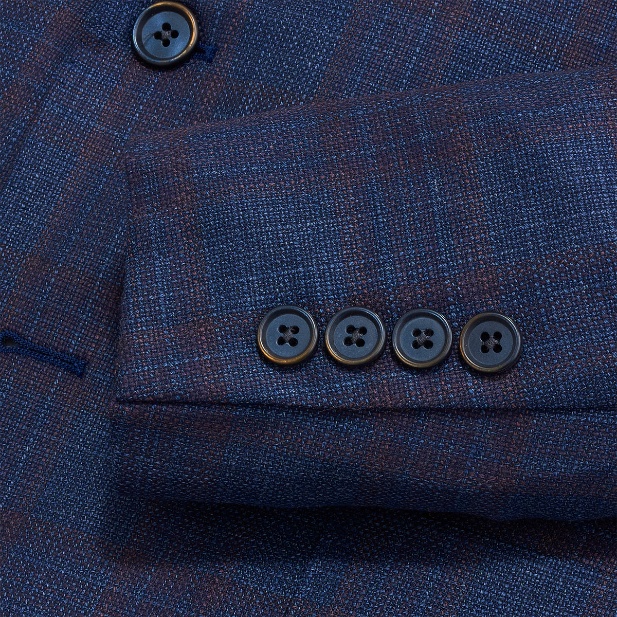 Guabello Heron Plaid Sport Coat - Heron