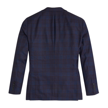 Guabello Heron Plaid Sport Coat - Heron