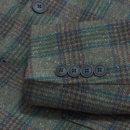 Guabello Sea Plaid Sport Coat - Sea Spray