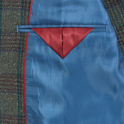 Guabello Sea Plaid Sport Coat - Sea Spray