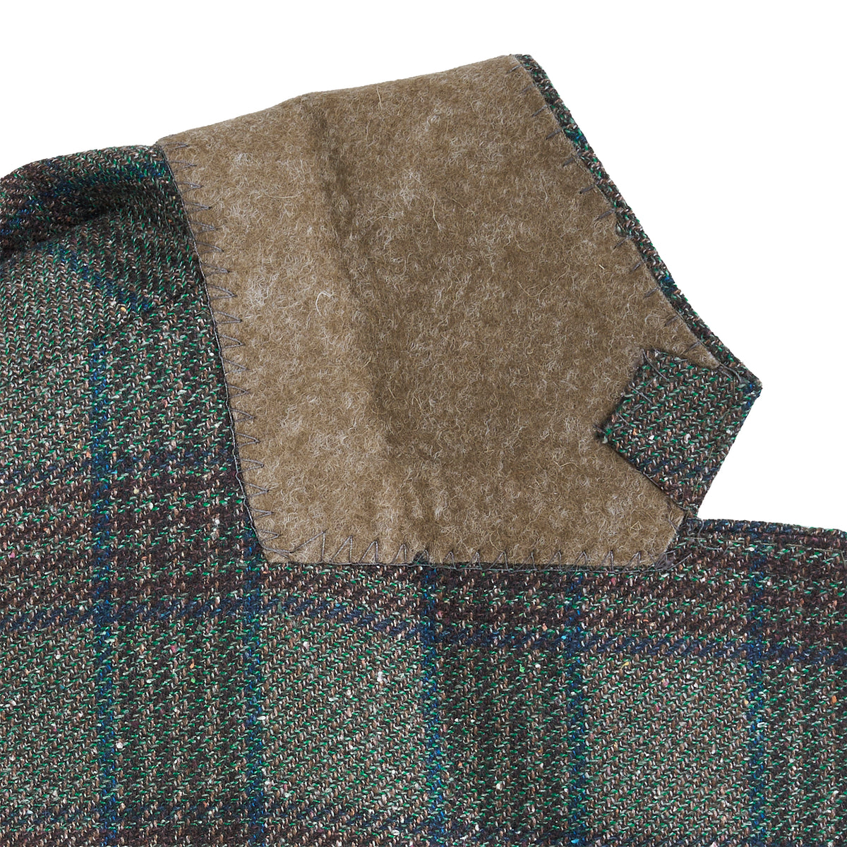 Guabello Sea Plaid Sport Coat - Sea Spray