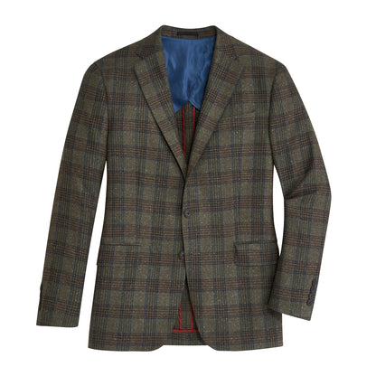 Guabello Sea Plaid Sport Coat - Sea Spray