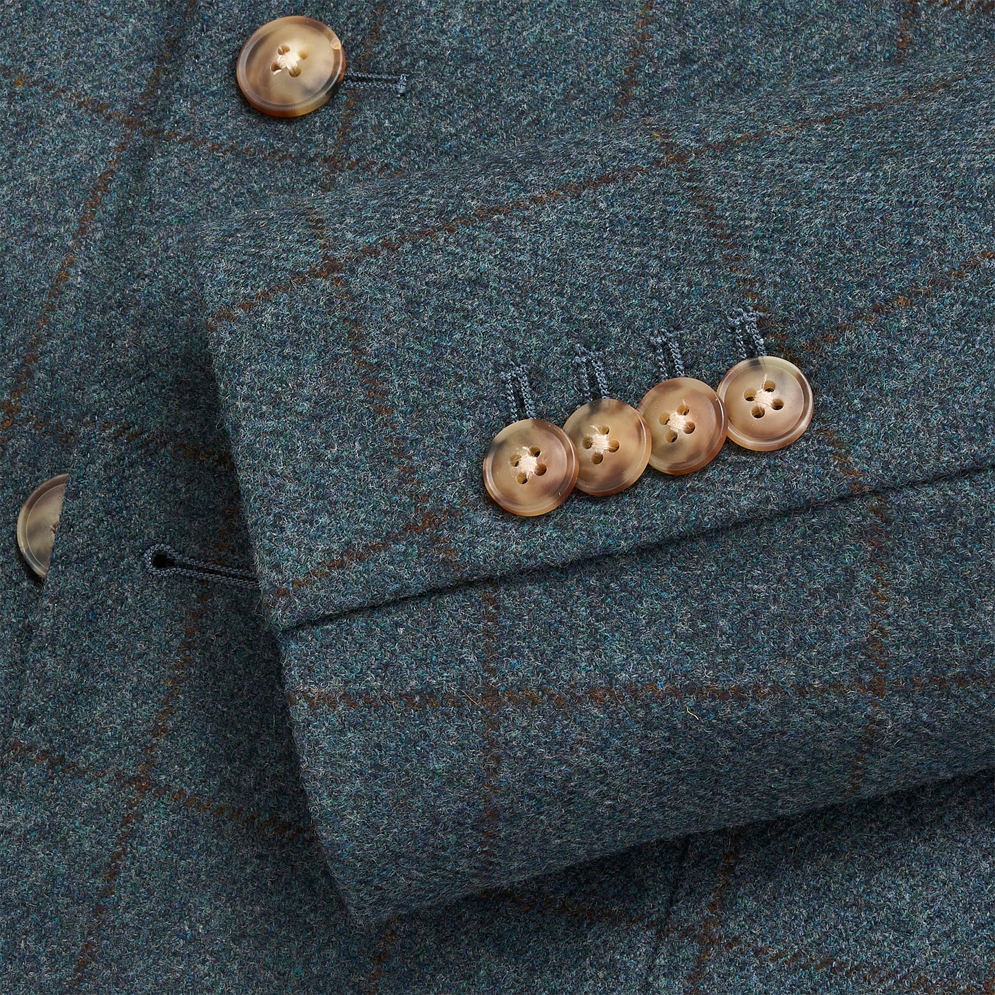 Di Pray Blue Wing Windowpane Sport Coat - Blue Wing Teal