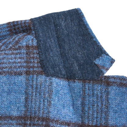 Baby Alpaca Blue Fog Plaid Sport Coat