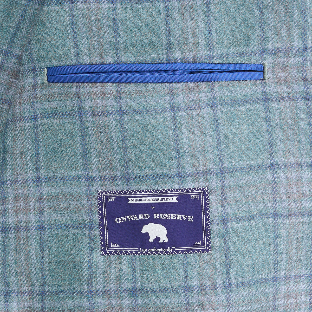 Surf Plaid Sport Coat - Surf