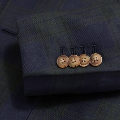 Night Plaid Sport Coat - Night Shadow