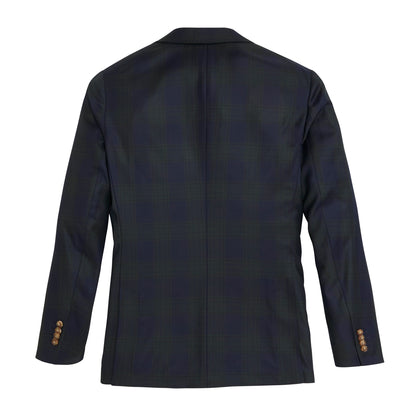 Night Plaid Sport Coat - Night Shadow