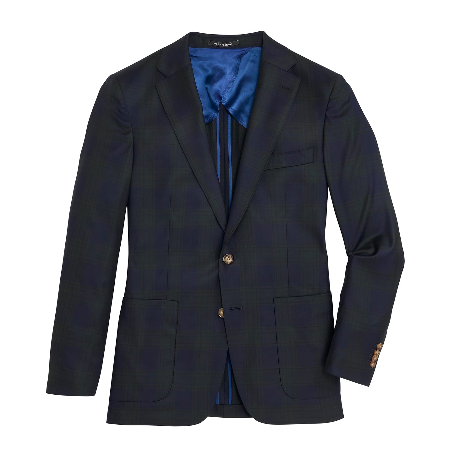 Night Plaid Sport Coat - Night Shadow