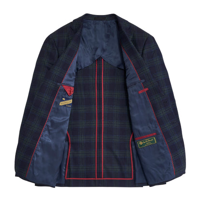 Moonlight Plaid Sport Coat - Moonlight Blue