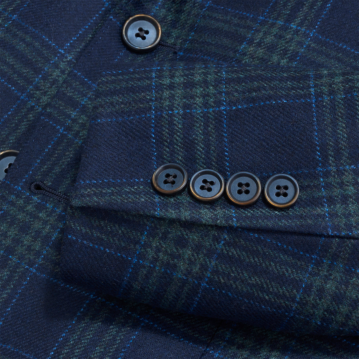 Moonlight Plaid Sport Coat - Moonlight Blue