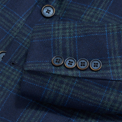 Moonlight Plaid Sport Coat - Moonlight Blue