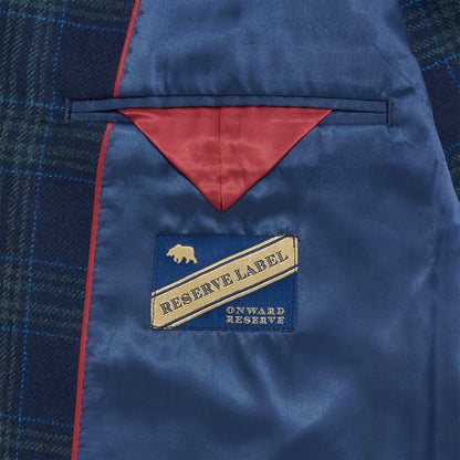 Moonlight Plaid Sport Coat - Moonlight Blue
