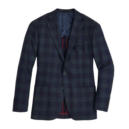 Moonlight Plaid Sport Coat - Moonlight Blue