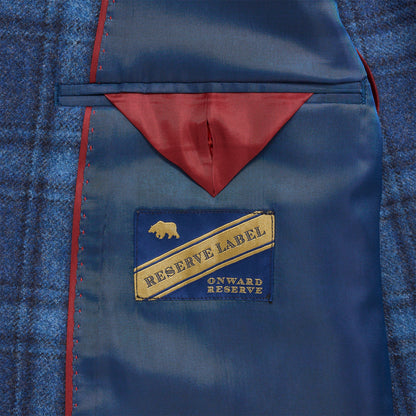 Loro Piana Country Blue Plaid Sport Coat