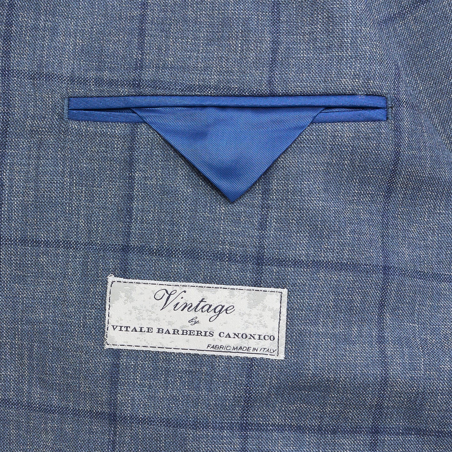 Barberis Captains Windowpane Sport Coat - Captains Blue