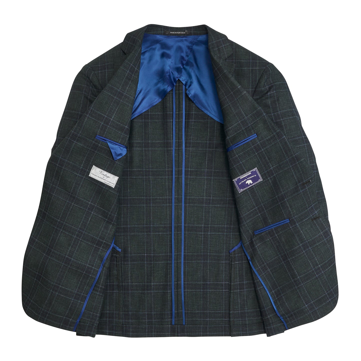 Barberis Hedge Plaid Sport Coat - Hedge