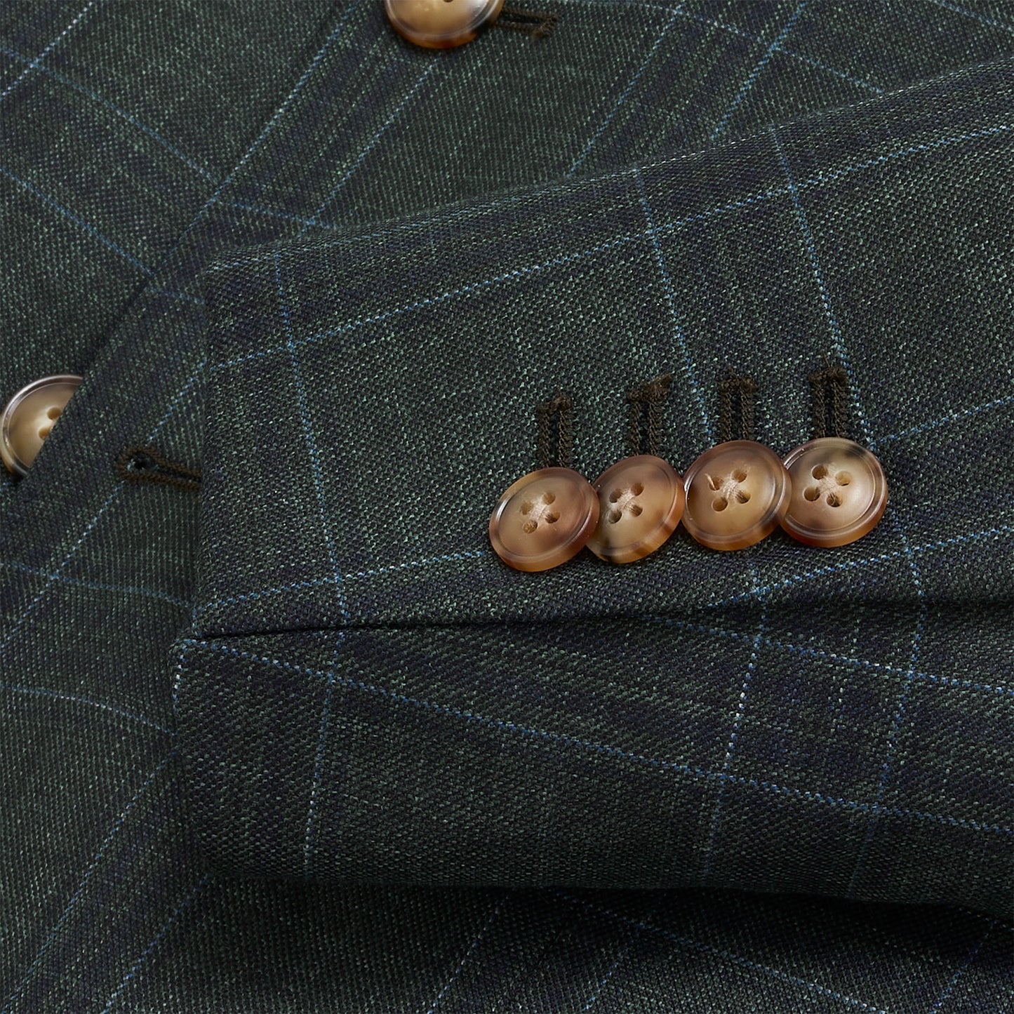 Barberis Hedge Plaid Sport Coat - Hedge