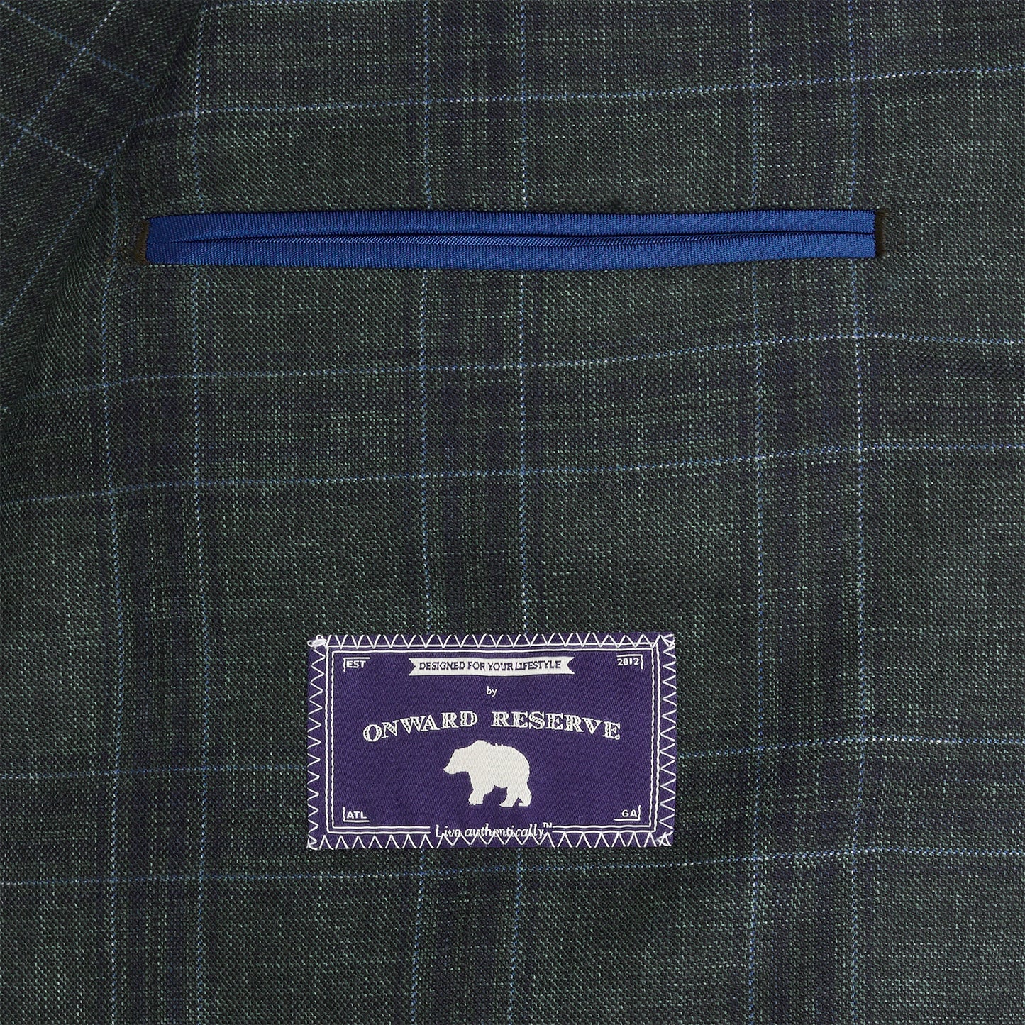 Barberis Hedge Plaid Sport Coat - Hedge